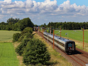 DSB MF 41+MF 61 som L 70027 Cph-Ar. Km 63,4 Fa (Horsens-Hovedgård) 25.06.2024.