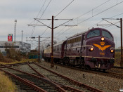 DSB MY 1135 med VM 6313 Od-Rg. Km 130,4 Kh (Sprogø-Nyborg) 29.11.2024.