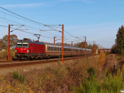 DSB EB 3232 med EC 90393 Kh-Pa. Km 42,4 Fa (Vamdrup-Farris) 02.11.2024.