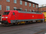 DBCSC EG 3108 på værkstedbogier. Fredericia 20.10.2024.