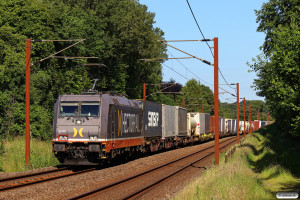 HCTOR 241.005 med HG 67753 Mgb-Pa. Km 26,8 Fa (Kolding-Lunderskov) 25.06.2024.