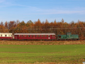 DSB MT 152+CLL 1476+BU 3703+AX 393+CLE 1678 som VP 231007 Bm-Vn. Km 17,0 Lk (Vejen-Brørup) 02.11.2024.