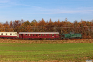 DSB MT 152+CLL 1476+BU 3703+AX 393+CLE 1678 som VP 231007 Bm-Vn. Km 17,0 Lk (Vejen-Brørup) 02.11.2024.